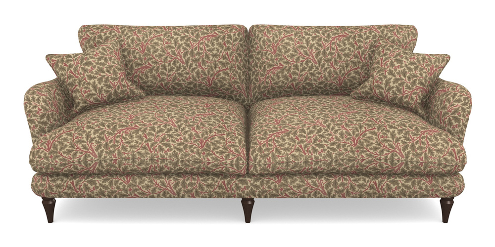 Product photograph of Pugin 4 Seater In V A Drawn From Nature Collection - Oak Tree - Red from Sofas and Stuff Limited