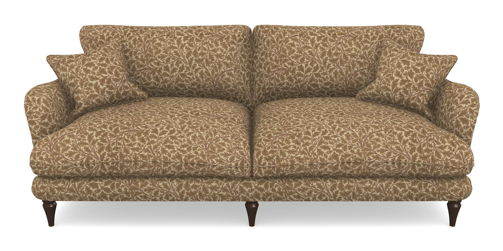 Product photograph of Pugin 4 Seater In V A Drawn From Nature Collection - Oak Tree - Terracotta from Sofas and Stuff Limited