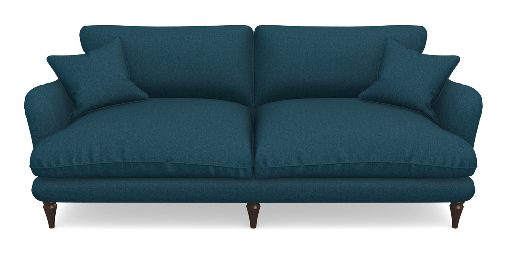 Product photograph of Pugin 4 Seater In Plain Linen Cotton - Ink Pot from Sofas and Stuff Limited