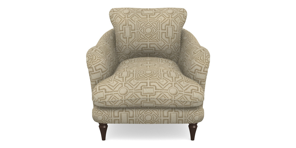 Product photograph of Pugin Chair In Rhs Collection - Large Knot Garden Linen - Gold from Sofas and Stuff Limited