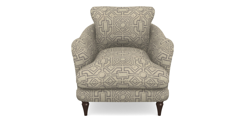 Product photograph of Pugin Chair In Rhs Collection - Large Knot Garden Linen - Grey from Sofas and Stuff Limited