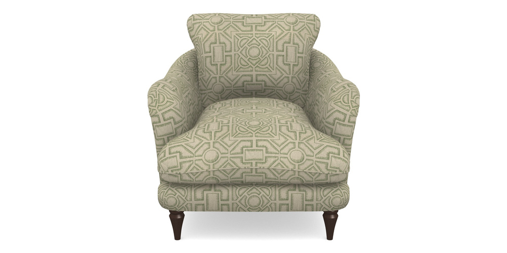 Product photograph of Pugin Chair In Rhs Collection - Large Knot Garden Linen - Green from Sofas and Stuff Limited