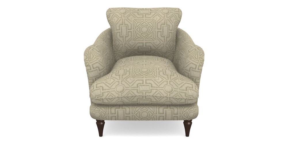 Product photograph of Pugin Chair In Rhs Collection - Large Knot Garden Linen - Pistachio from Sofas and Stuff Limited