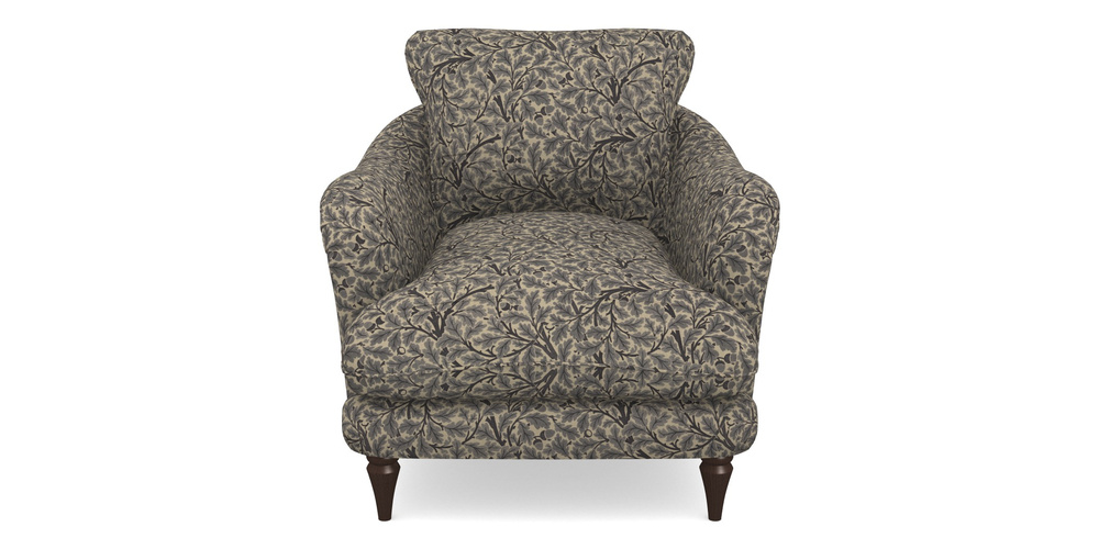 Product photograph of Pugin Chair In V A Drawn From Nature Collection - Oak Tree - Navy from Sofas and Stuff Limited