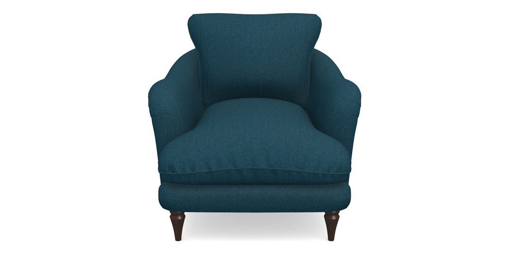 Product photograph of Pugin Chair In Plain Linen Cotton - Ink Pot from Sofas and Stuff Limited