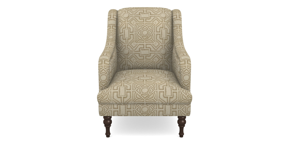 Product photograph of Rothermere Chair In Rhs Collection - Large Knot Garden Linen - Gold from Sofas and Stuff Limited