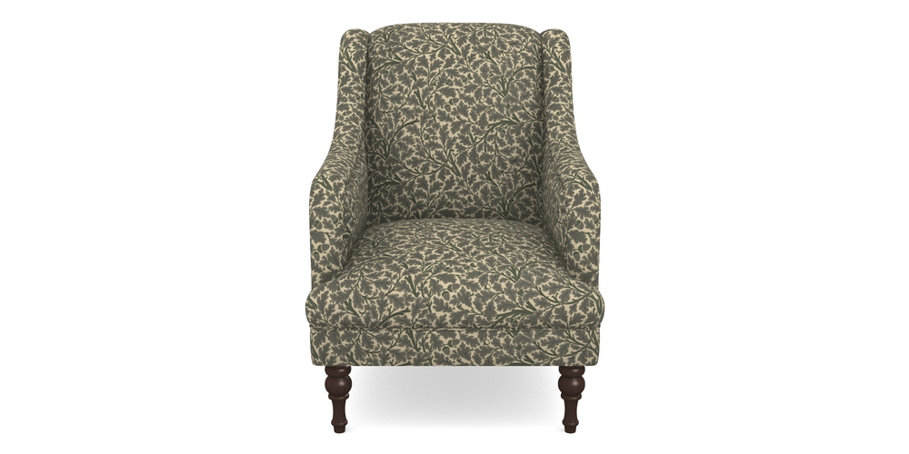 Product photograph of Rothermere Chair In V A Drawn From Nature Collection - Oak Tree - Dark Green from Sofas and Stuff Limited