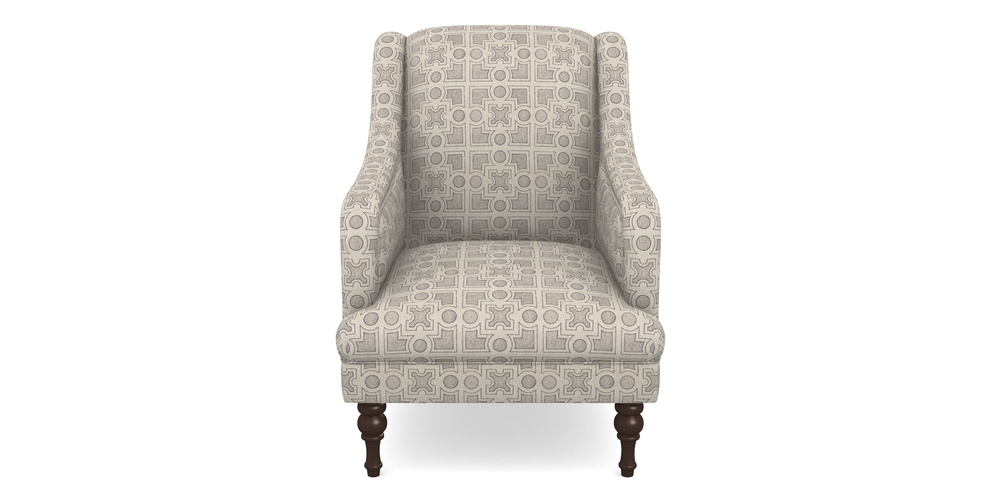 Product photograph of Rothermere Chair In Rhs Collection - Small Knot Garden Cotton Weave - Grey from Sofas and Stuff Limited