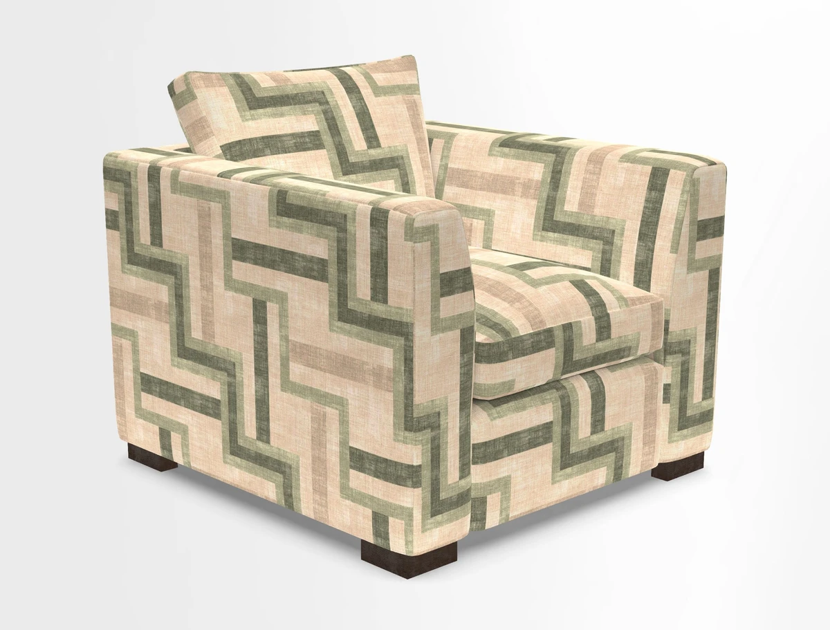 Wadenhoe Chair in Two Tone Plain Biscuit