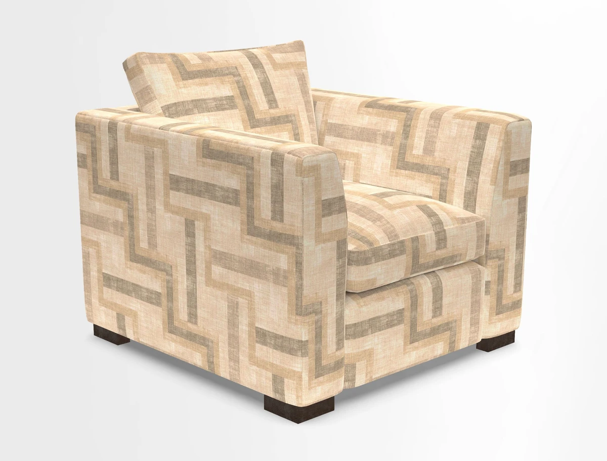 Wadenhoe Chair in Two Tone Plain Biscuit
