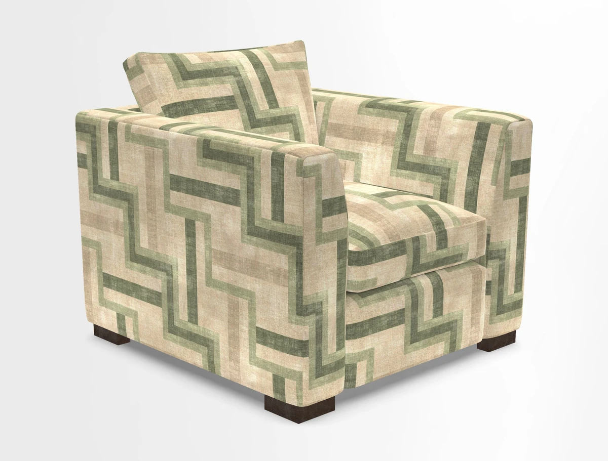 Wadenhoe Chair in Two Tone Plain Biscuit