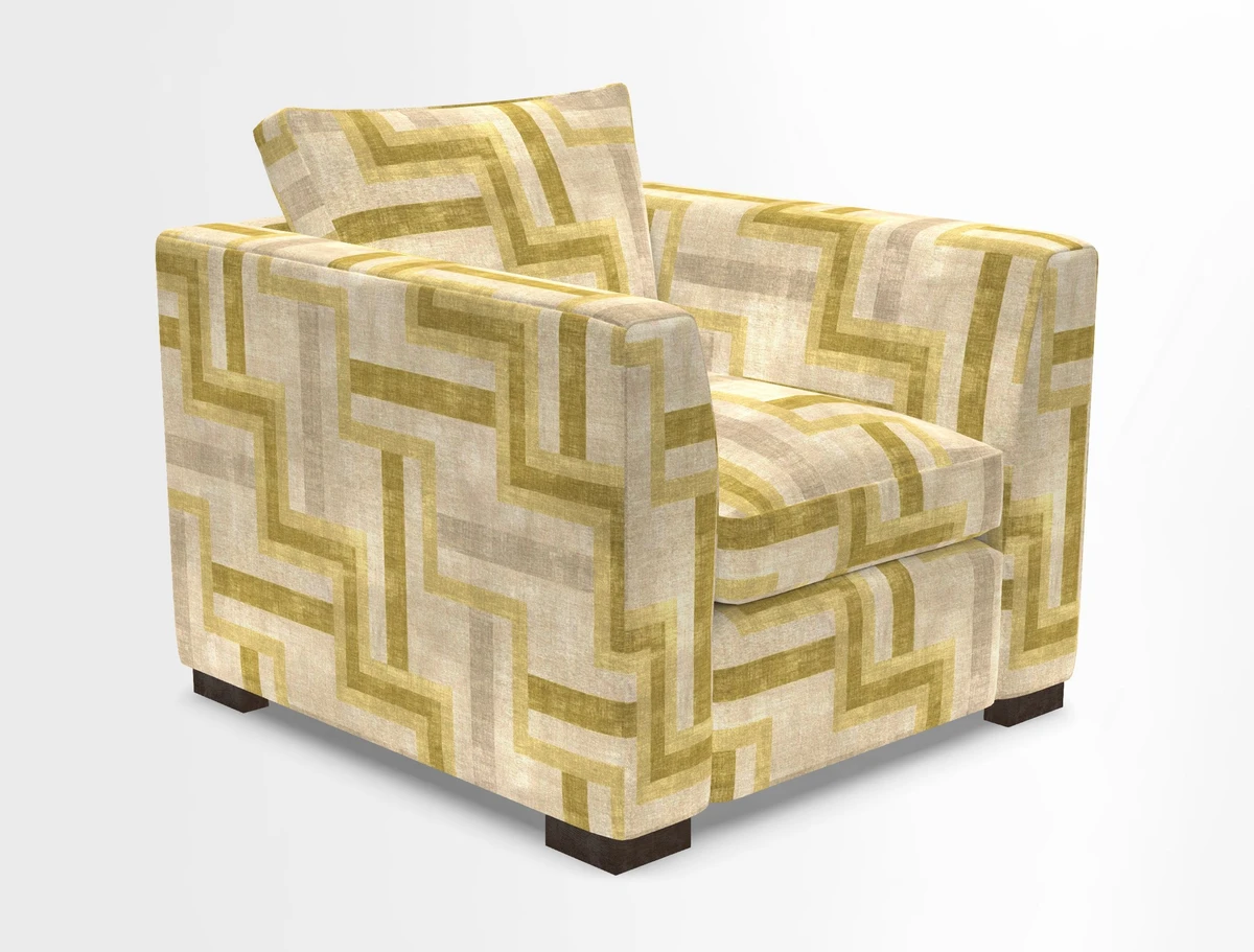 Wadenhoe Chair in Two Tone Plain Biscuit