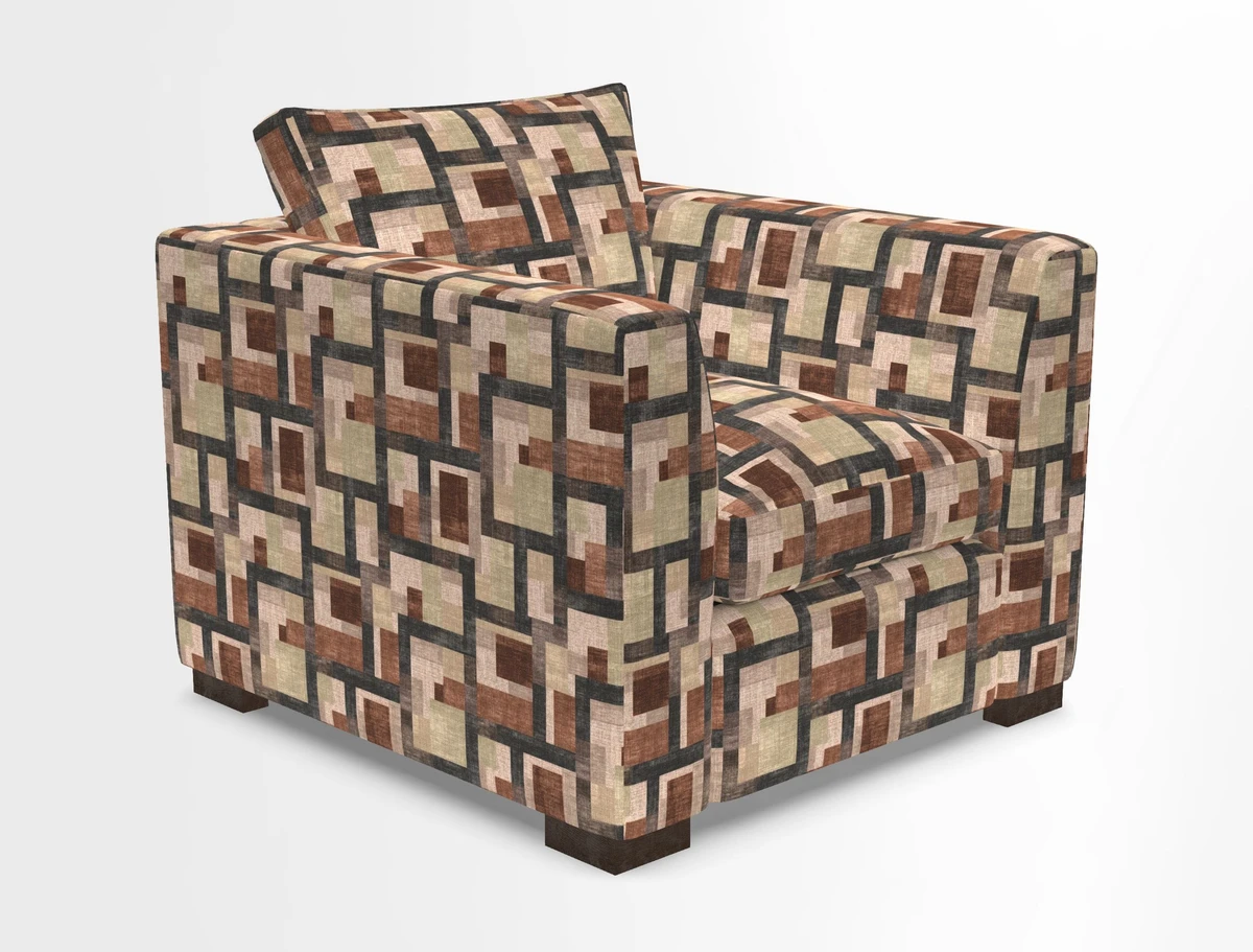 Wadenhoe Chair in Two Tone Plain Biscuit