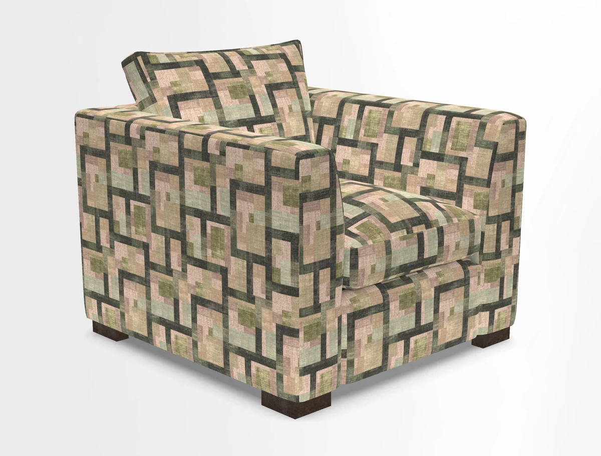 Wadenhoe Chair in Two Tone Plain Biscuit