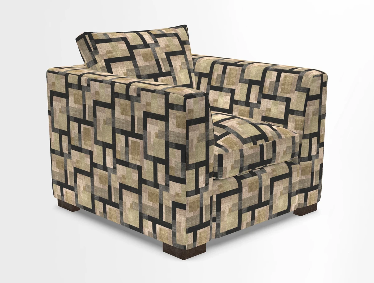 Wadenhoe Chair in Two Tone Plain Biscuit