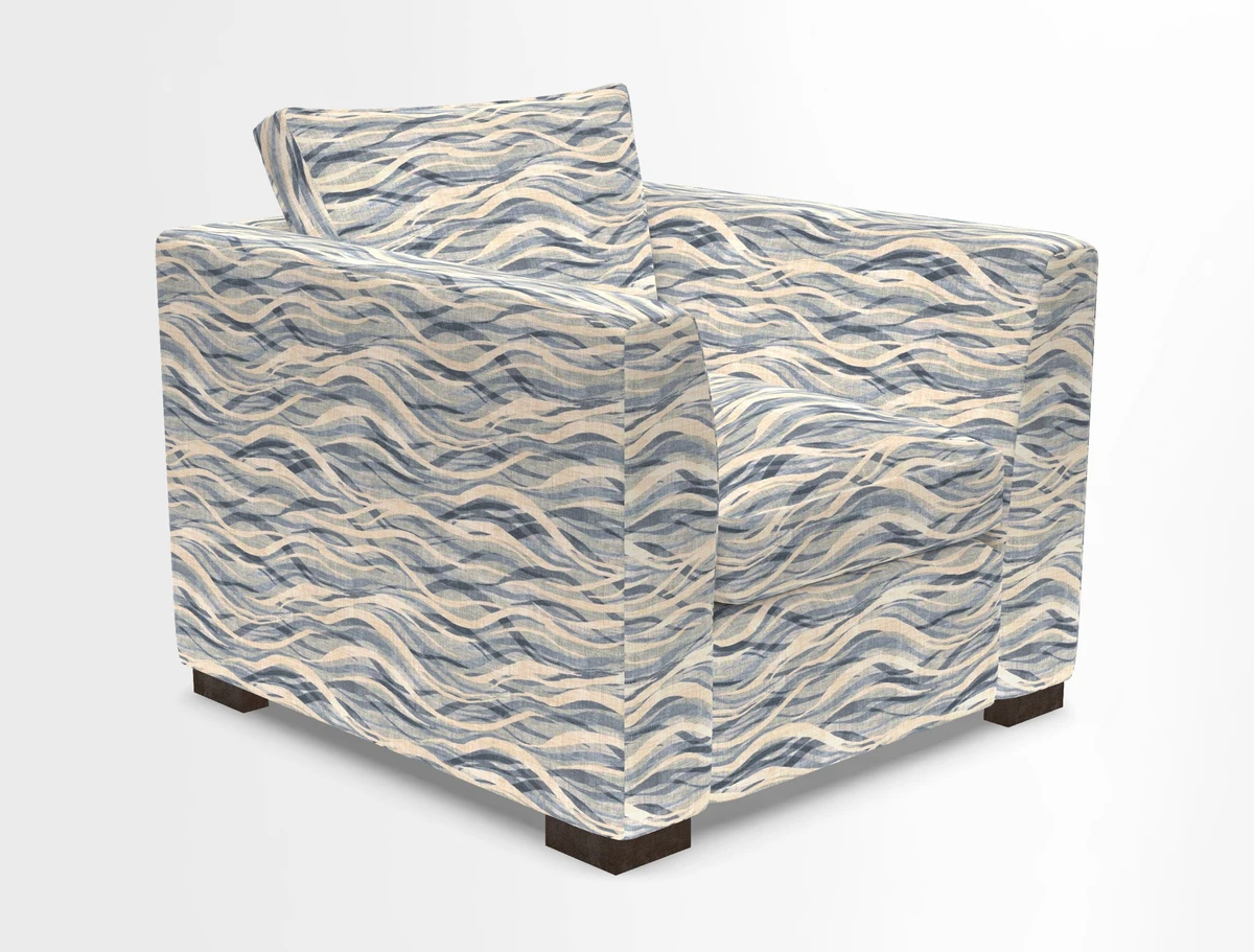 Wadenhoe Chair in Two Tone Plain Biscuit