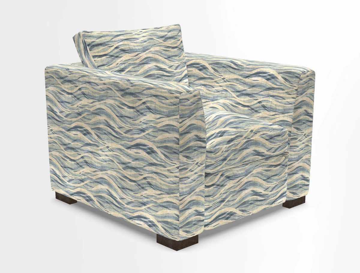 Wadenhoe Chair in Two Tone Plain Biscuit