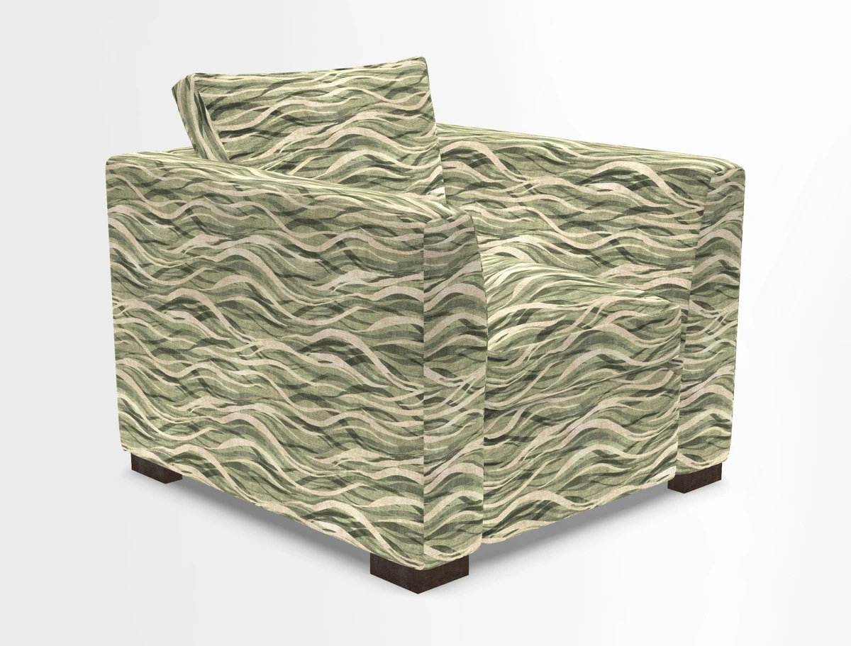 Wadenhoe Chair in Two Tone Plain Biscuit