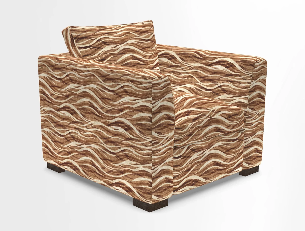 Wadenhoe Chair in Two Tone Plain Biscuit