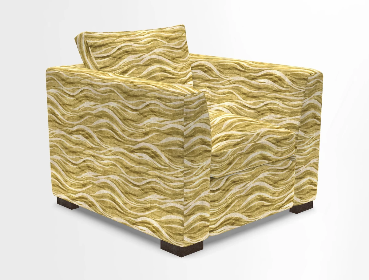 Wadenhoe Chair in Two Tone Plain Biscuit