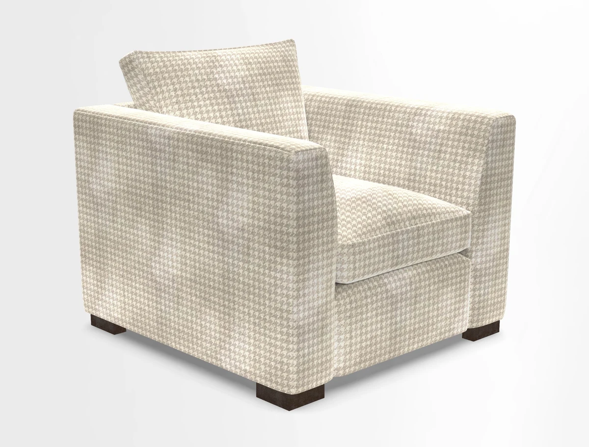 Wadenhoe Chair in Two Tone Plain Biscuit