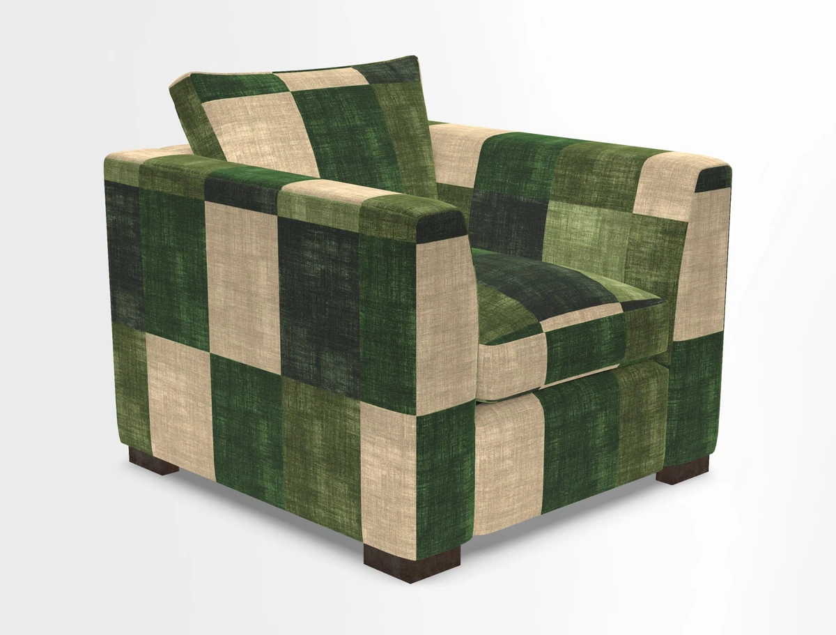 Wadenhoe Chair in Two Tone Plain Biscuit