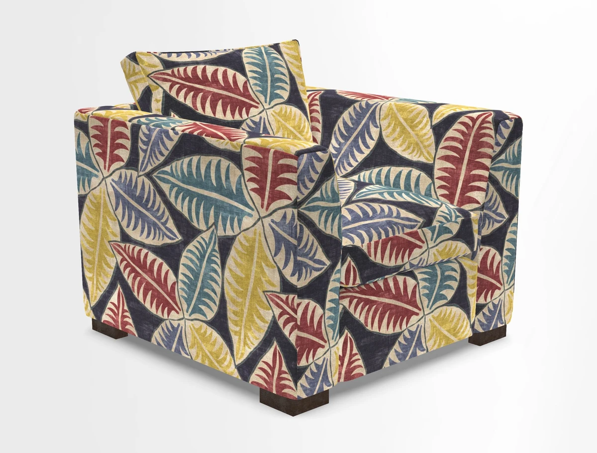 Wadenhoe Chair in Two Tone Plain Biscuit