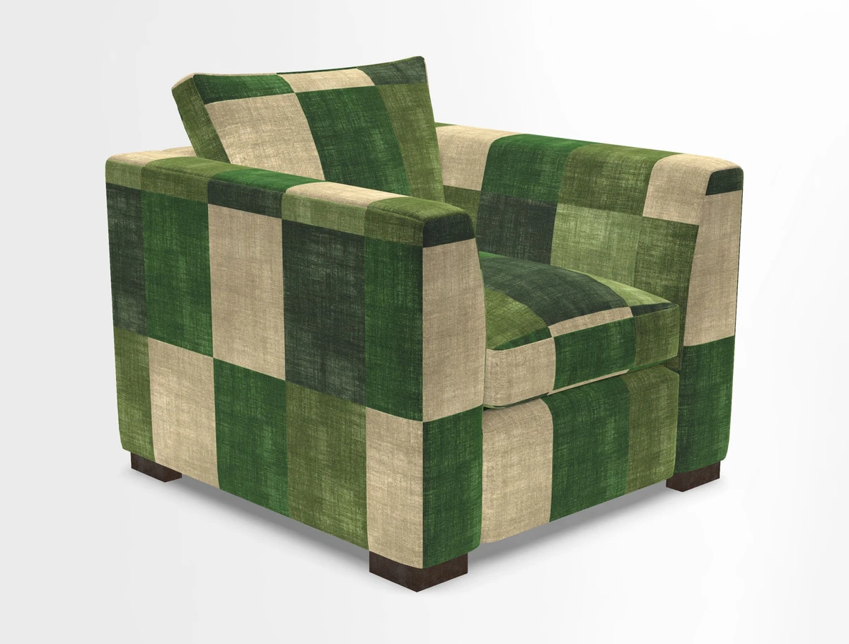 Wadenhoe Chair in Two Tone Plain Biscuit