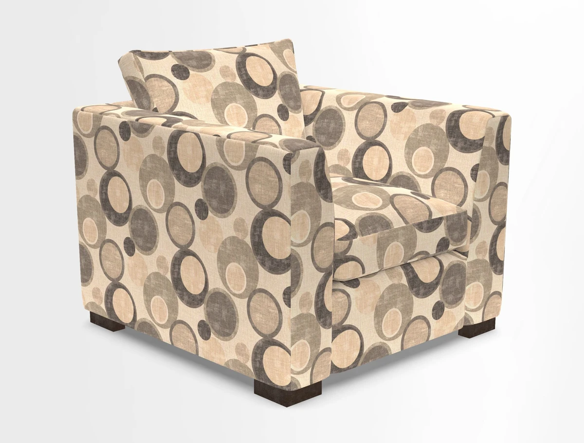 Wadenhoe Chair in Two Tone Plain Biscuit