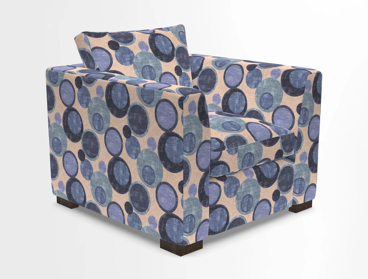 Wadenhoe Chair in Two Tone Plain Biscuit
