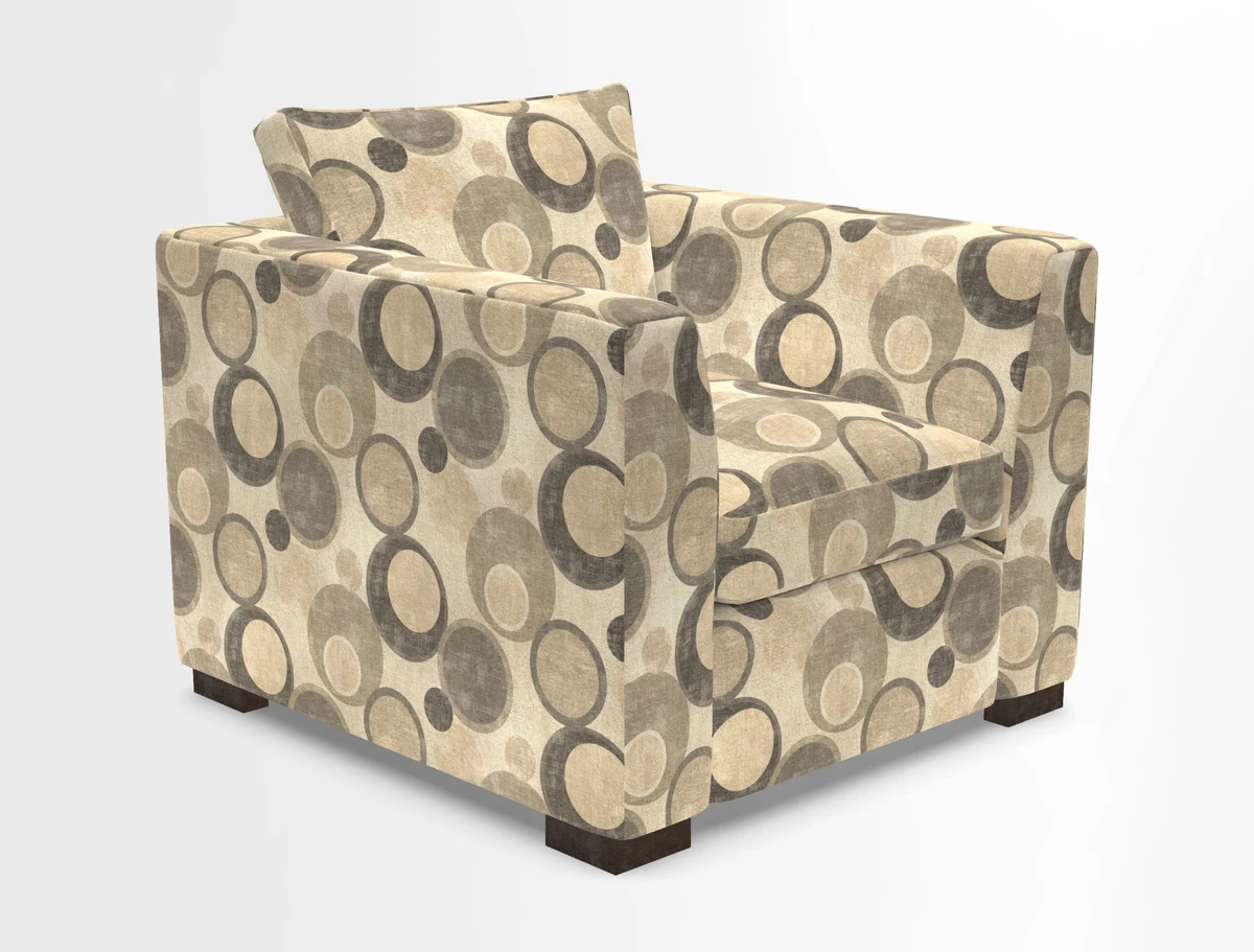 Wadenhoe Chair in Two Tone Plain Biscuit