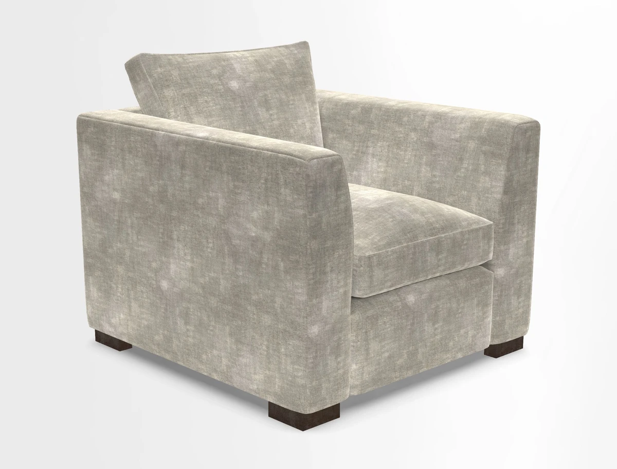 Wadenhoe Chair in Two Tone Plain Biscuit