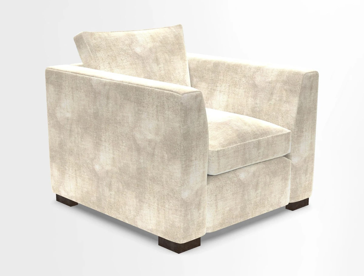 Wadenhoe Chair in Two Tone Plain Biscuit