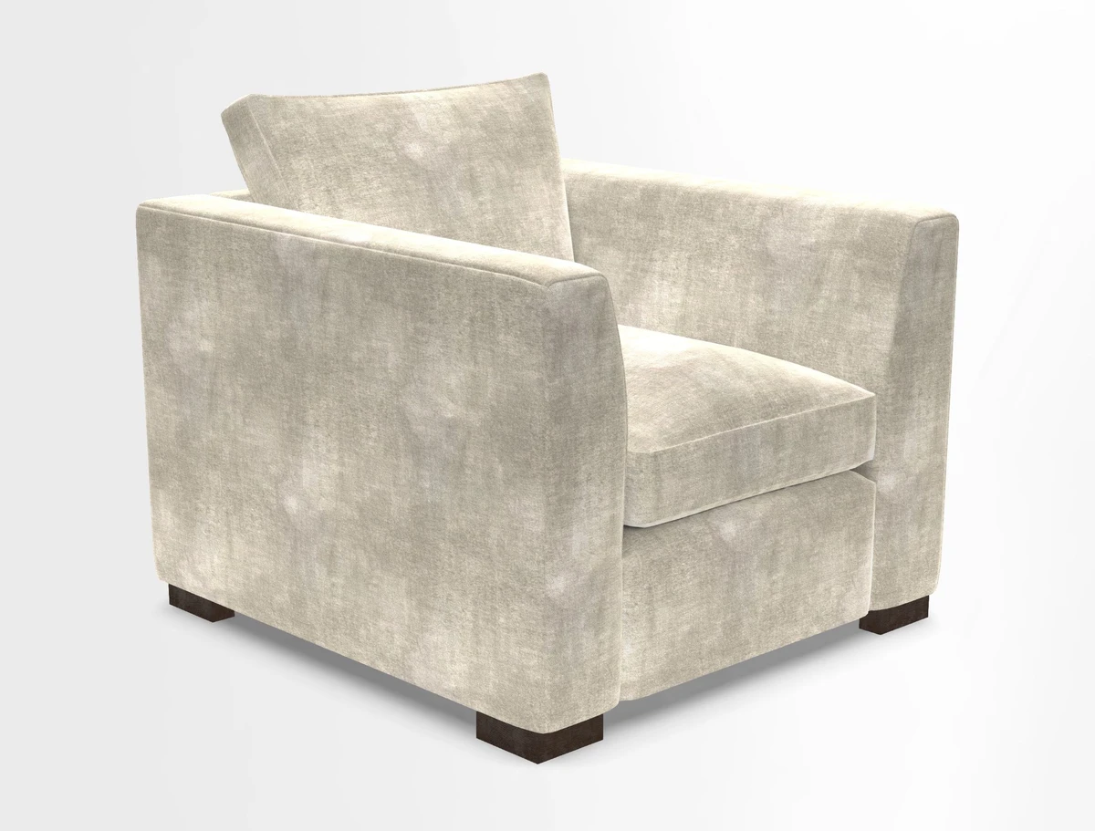 Wadenhoe Chair in Two Tone Plain Biscuit