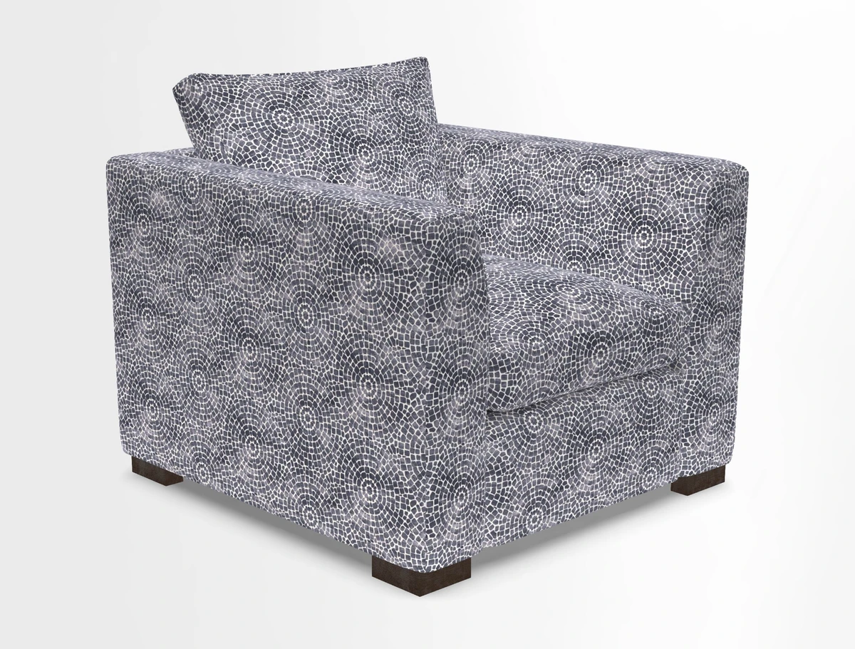 Wadenhoe Chair in Two Tone Plain Biscuit