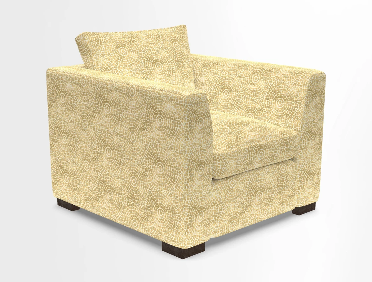 Wadenhoe Chair in Two Tone Plain Biscuit