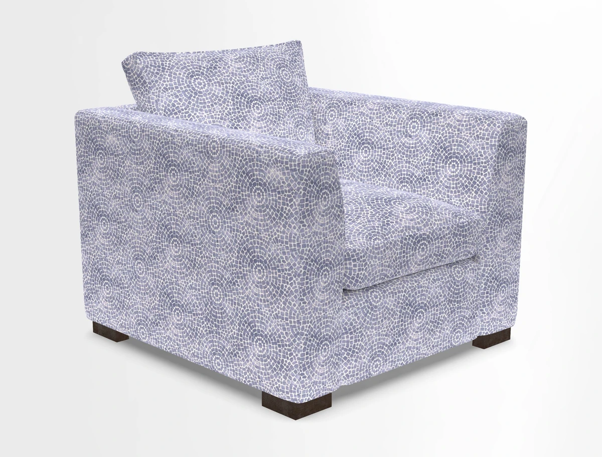 Wadenhoe Chair in Two Tone Plain Biscuit