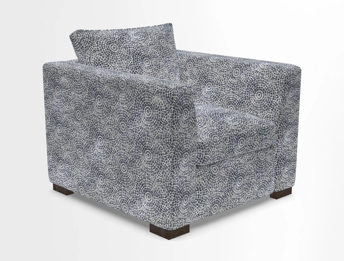 Wadenhoe Chair in Two Tone Plain Biscuit