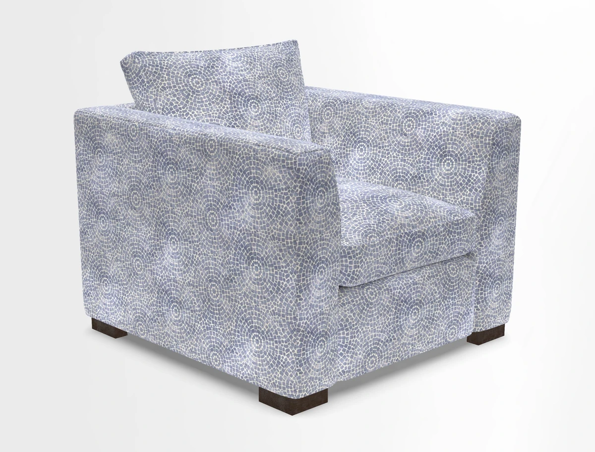 Wadenhoe Chair in Two Tone Plain Biscuit