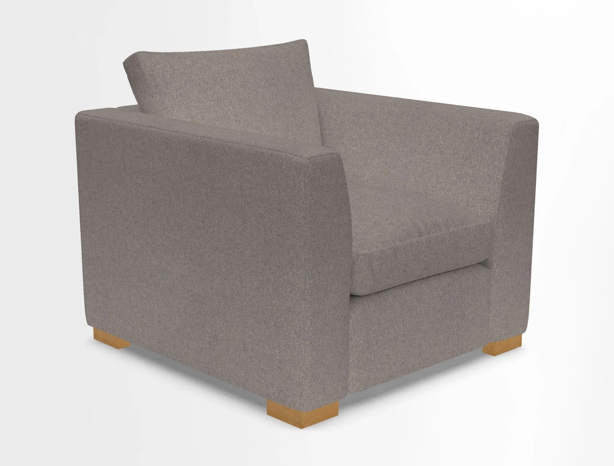 Wadenhoe Chair in Two Tone Plain Biscuit