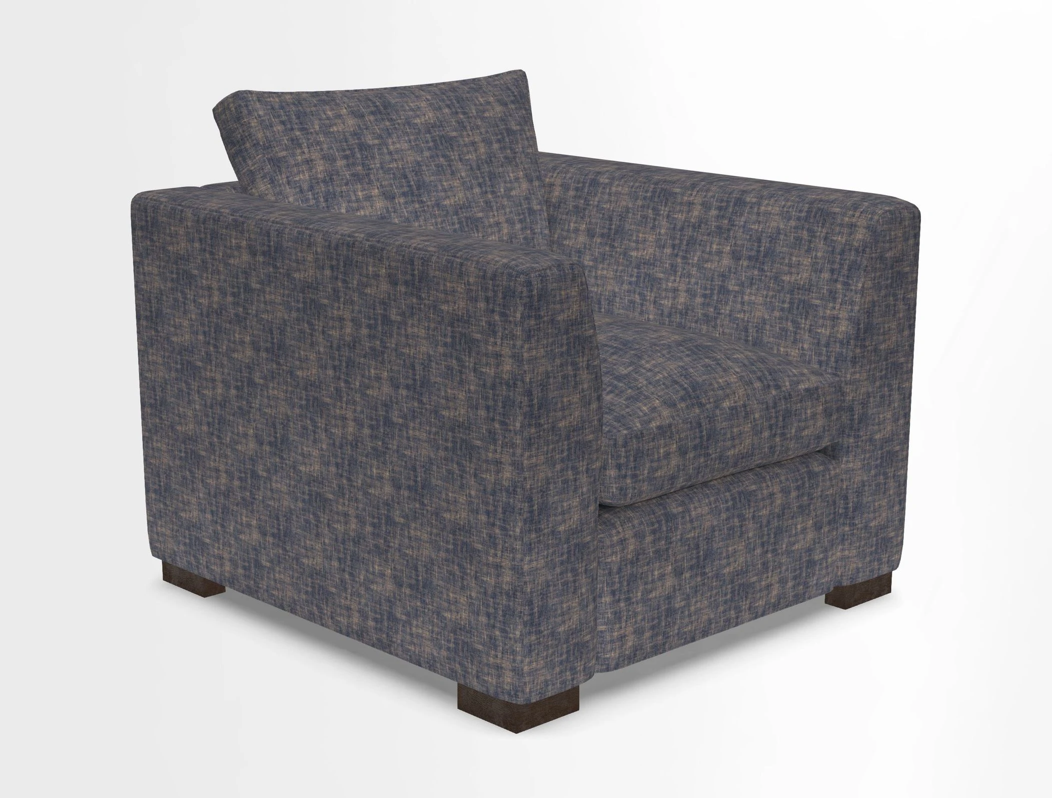 Wadenhoe Chair in Two Tone Plain Biscuit