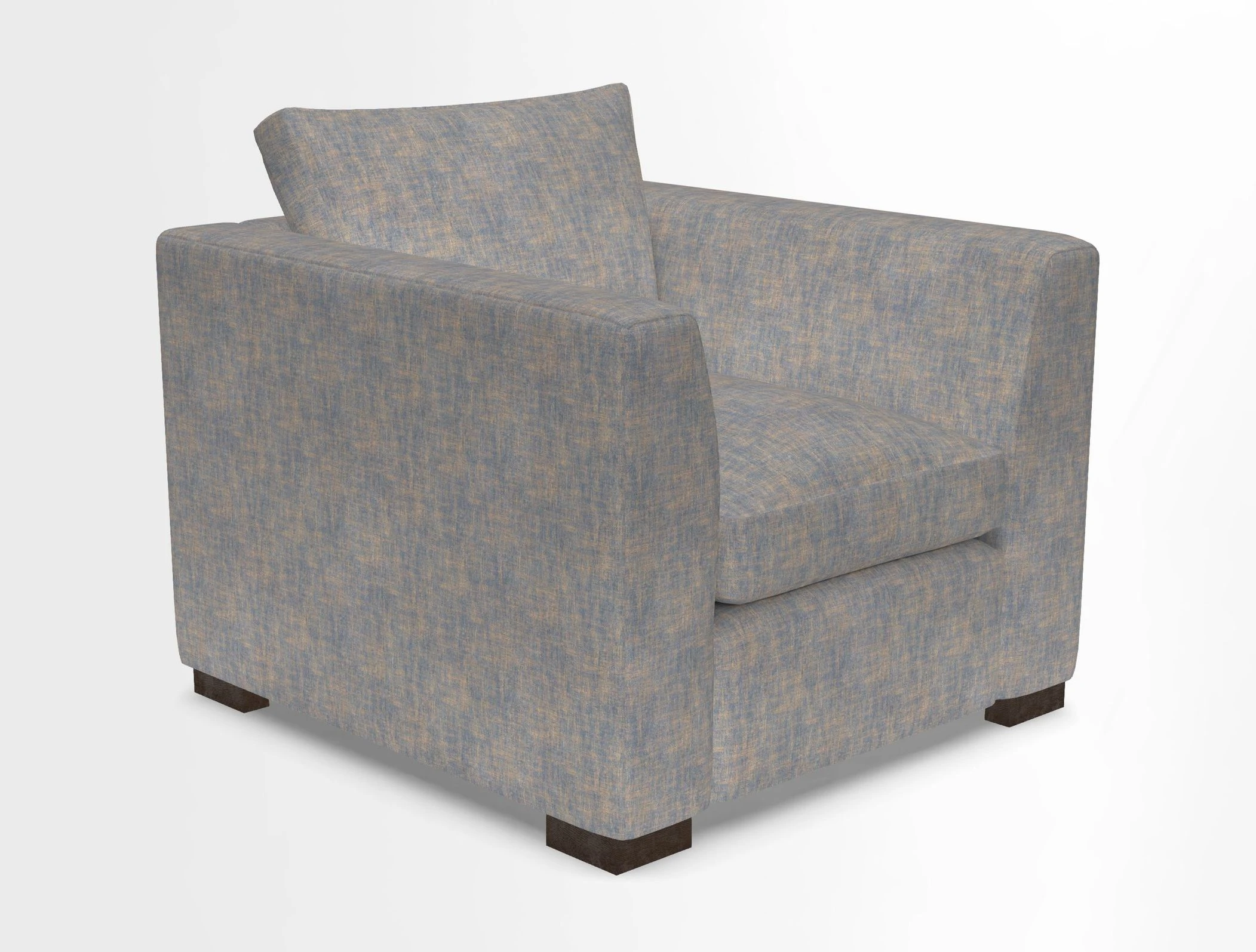 Wadenhoe Chair in Two Tone Plain Biscuit