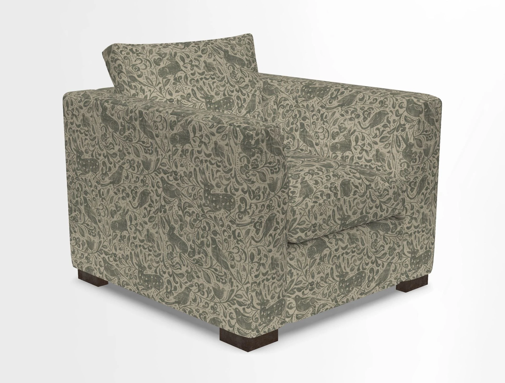 Wadenhoe Chair in Two Tone Plain Biscuit