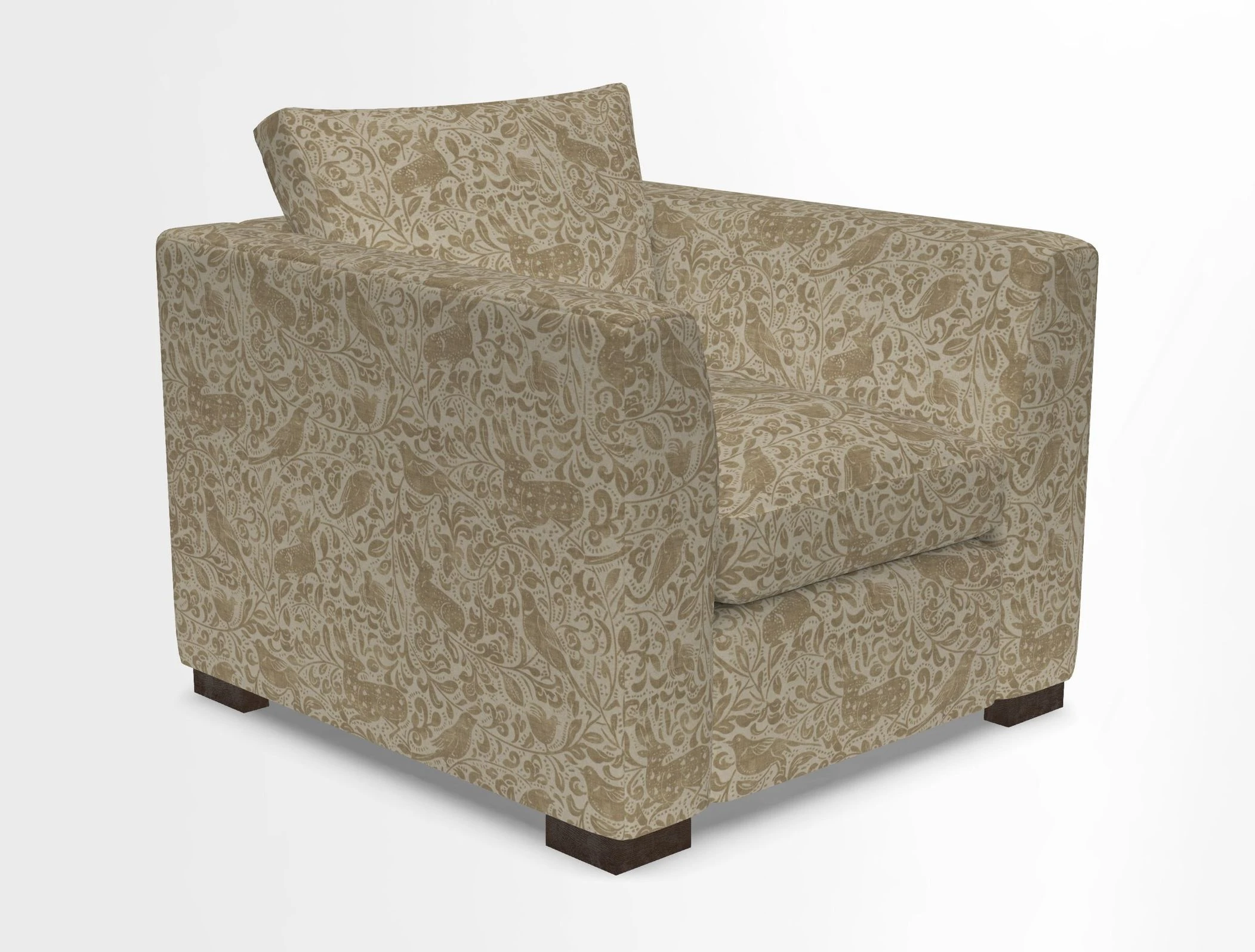 Wadenhoe Chair in Two Tone Plain Biscuit