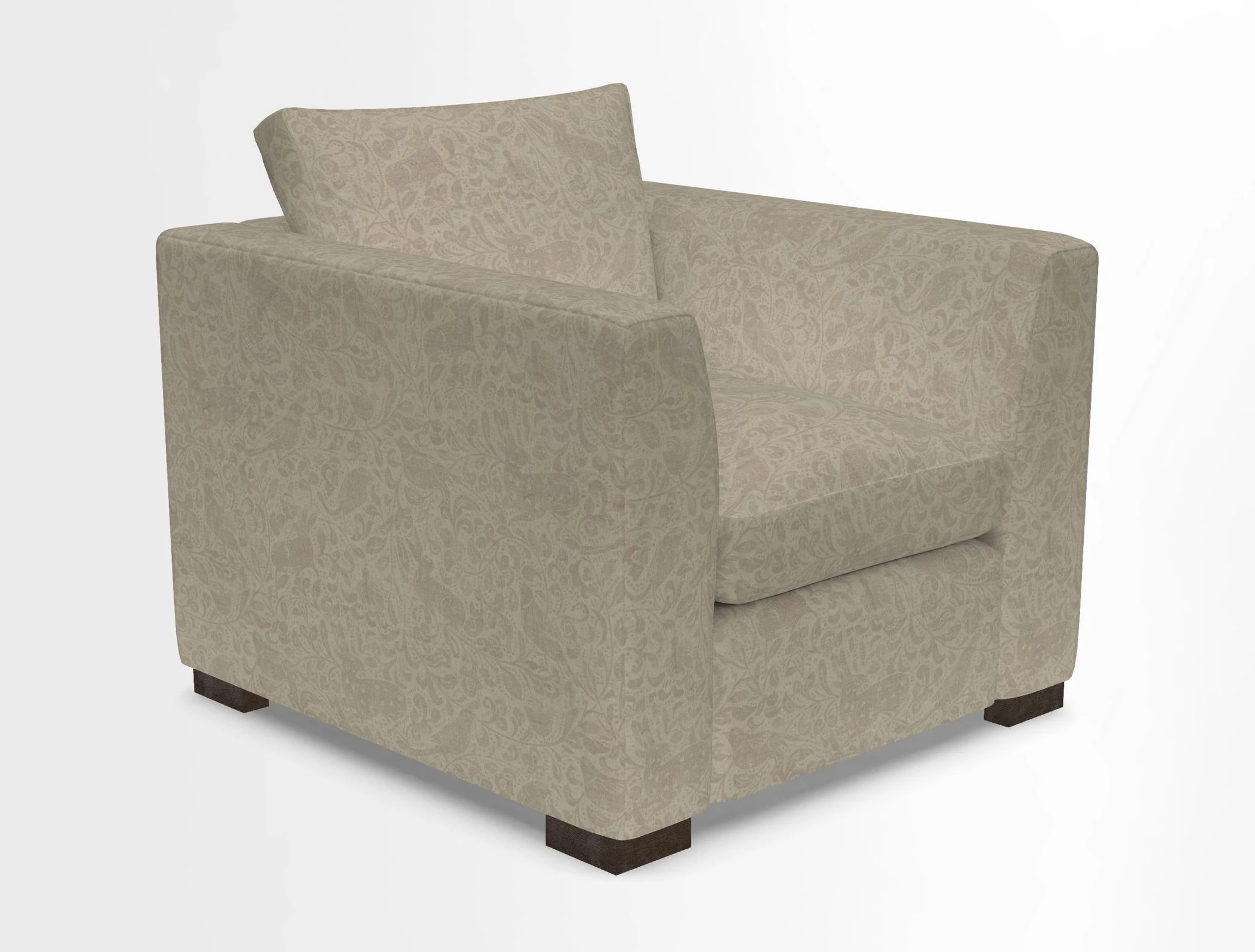 Wadenhoe Chair in Two Tone Plain Biscuit
