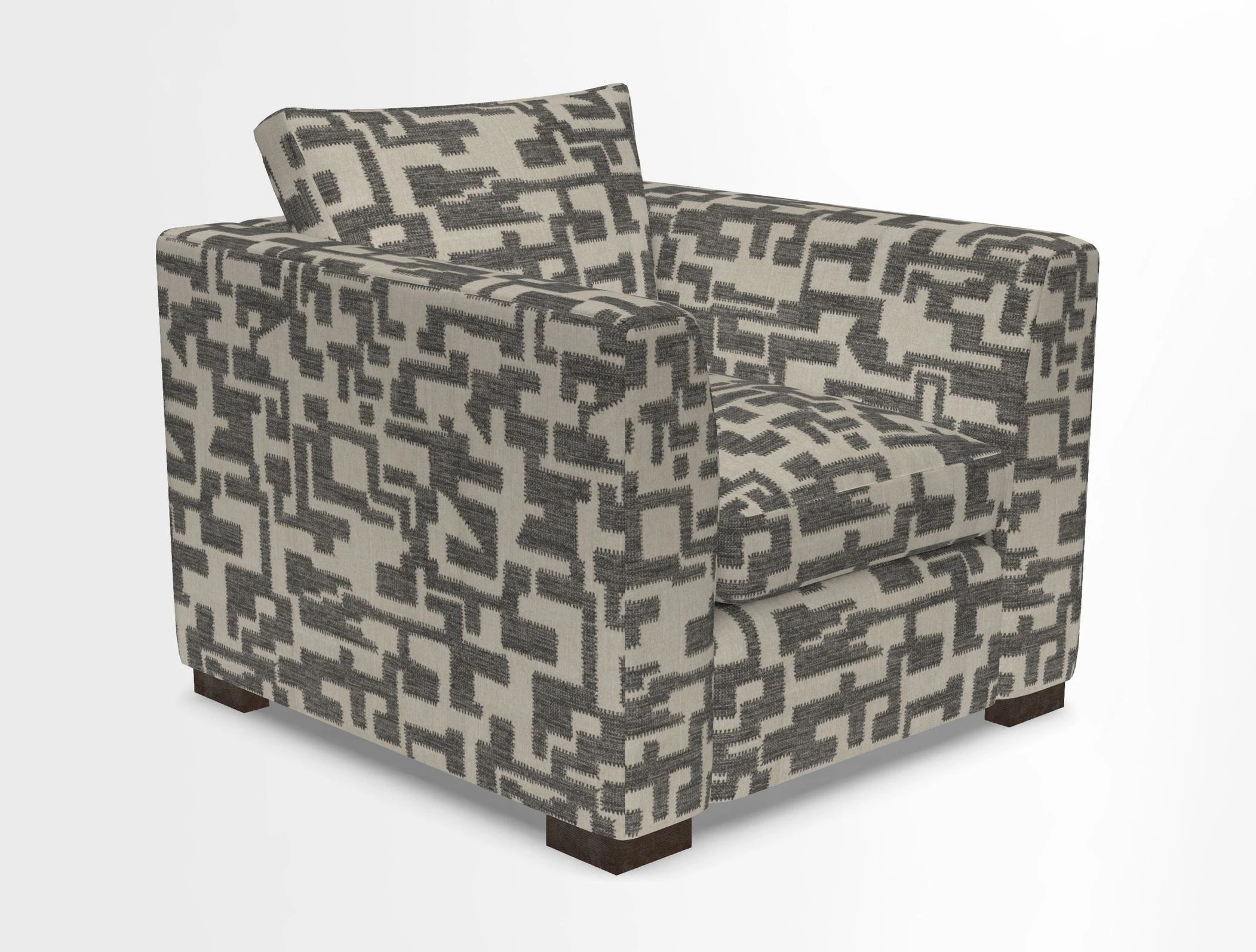 Wadenhoe Chair in Two Tone Plain Biscuit
