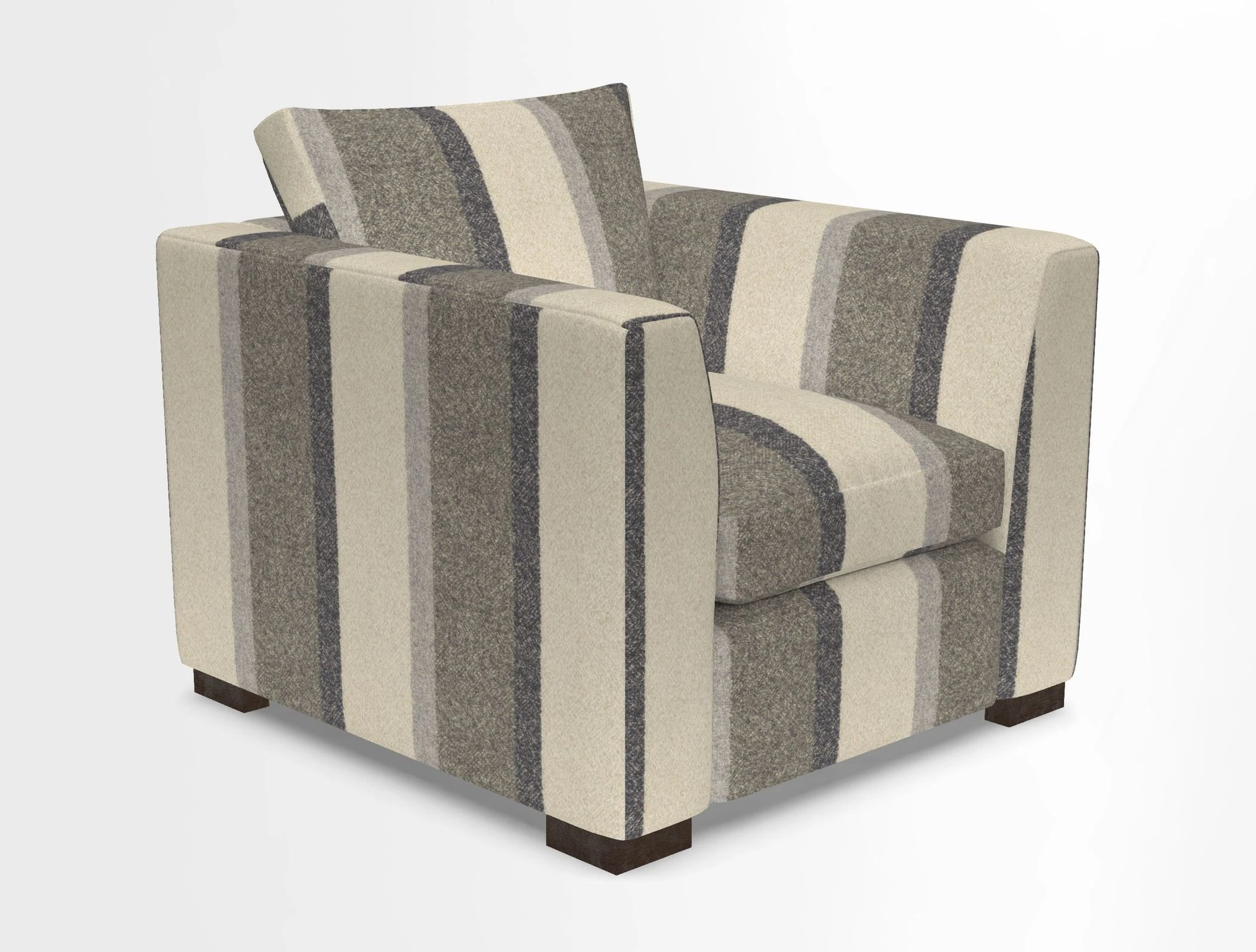 Wadenhoe Chair in Two Tone Plain Biscuit