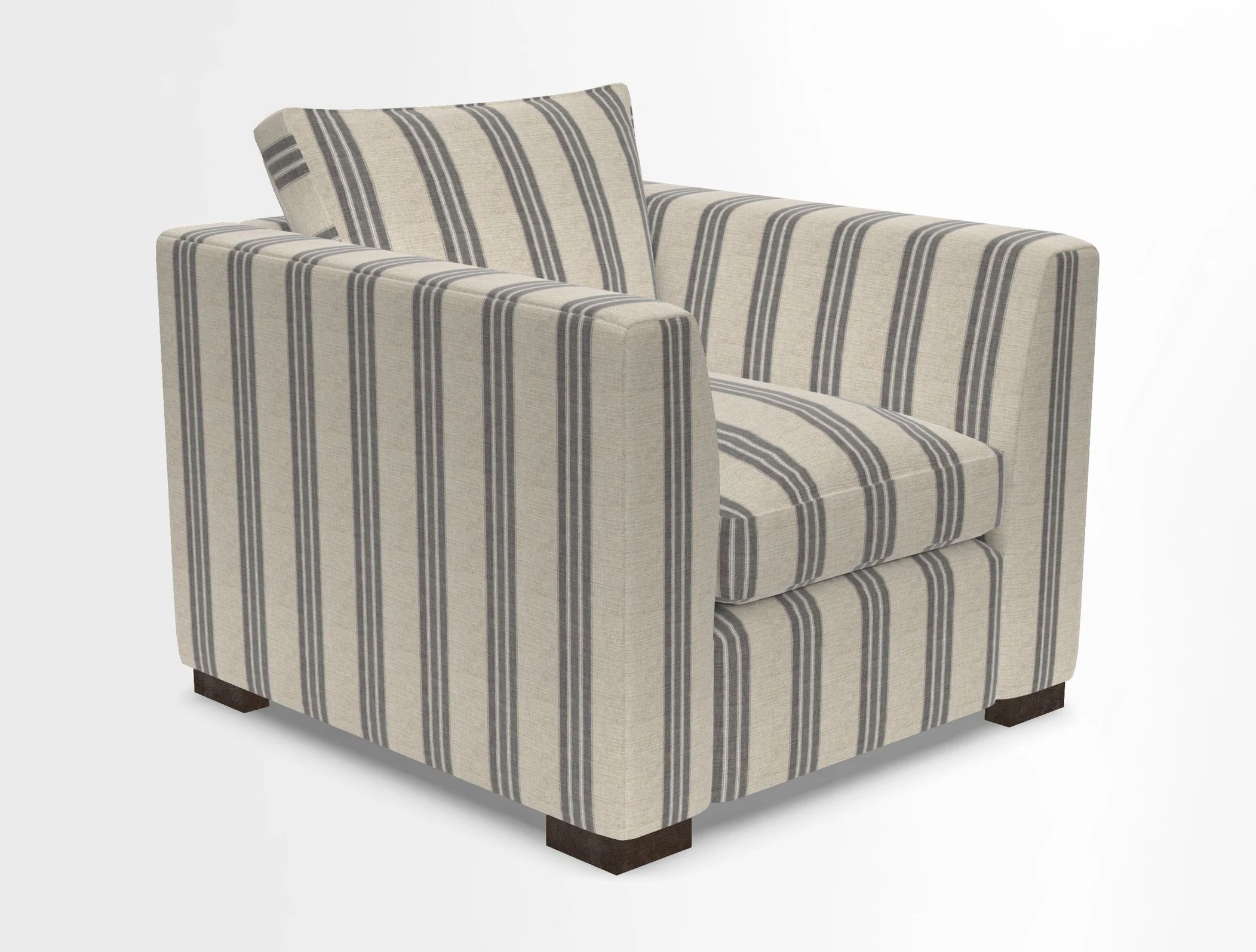 Wadenhoe Chair in Two Tone Plain Biscuit