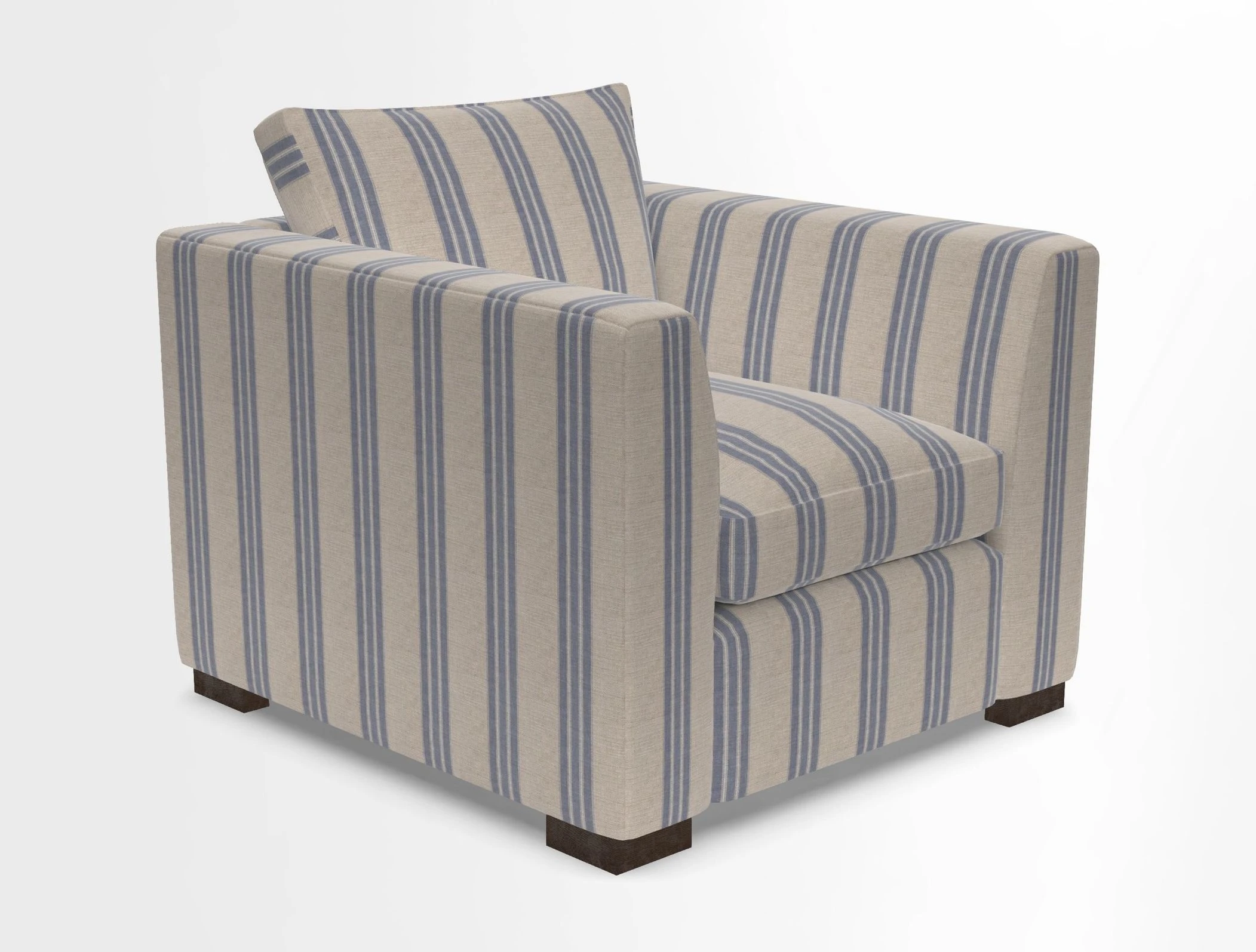 Wadenhoe Chair in Two Tone Plain Biscuit