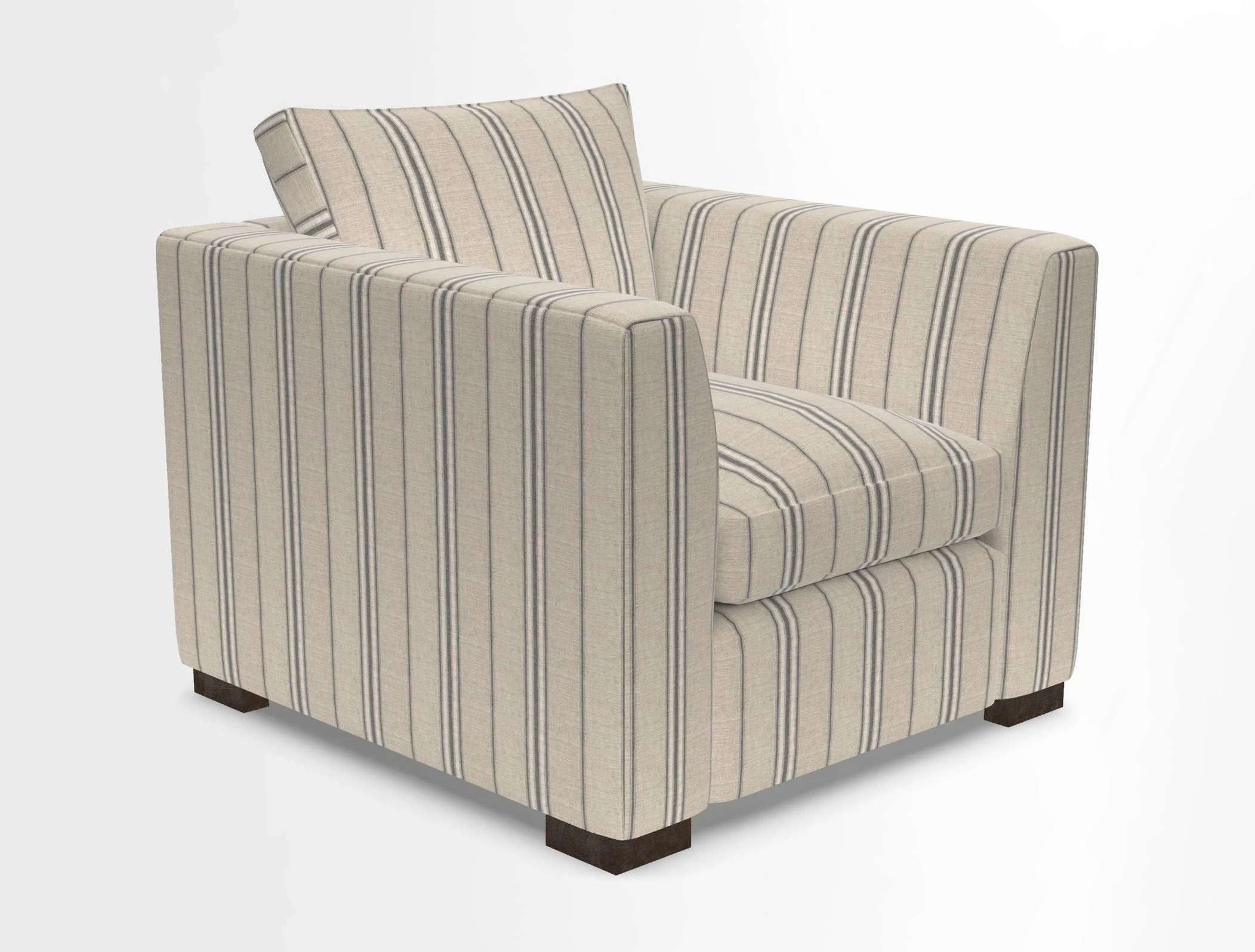 Wadenhoe Chair in Two Tone Plain Biscuit